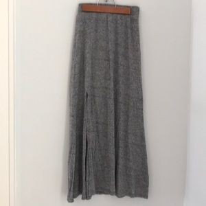Grey Maxi Skirt